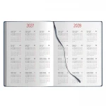 Agenda diária 15x21 termovinilada com cobertura acolchoada e cantos arredondados pronta para personalizar