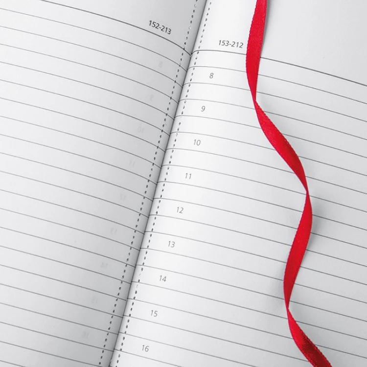 Agenda giornaliera Maxi aperta con pagine giornaliere, copertina in poliuretano, da personalizzare con logo aziendale