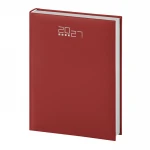 Agenda giornaliera gommata 17x24 cm chiusa, copertina in materiale gommato da personalizzare con logo aziendale