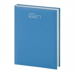 Agenda giornaliera 17x24 cm in materiale gommato, chiusa, da personalizzare con logo aziendale