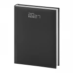 Agenda giornaliera 17x24 cm in materiale gommato, chiusa, da personalizzare con logo aziendale