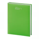 Agenda giornaliera 17x24 cm in materiale gommato, chiusa, da personalizzare con logo aziendale