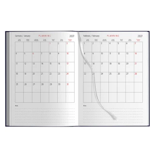 Agenda giornaliera gommata