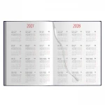 Agenda giornaliera 17x24 cm in materiale gommato, chiusa, da personalizzare con logo aziendale