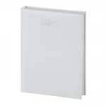Agenda giornaliera gommata chiusa, formato 15x21 cm, con copertina personalizzabile