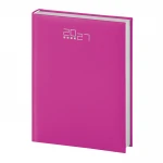Agenda giornaliera gommata chiusa, formato 15x21 cm, con copertina personalizzabile