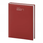 Agenda giornaliera rilegata con copertina gommata, formato 15x21 cm, da personalizzare