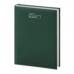 Agenda giornaliera rilegata con copertina gommata, formato 15x21 cm, da personalizzare