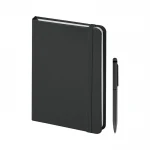 Taccuino parure Paper Notes 14x21 cm con penna touch e astuccio in cartone coordinato, ideale per regali aziendali personalizzabili