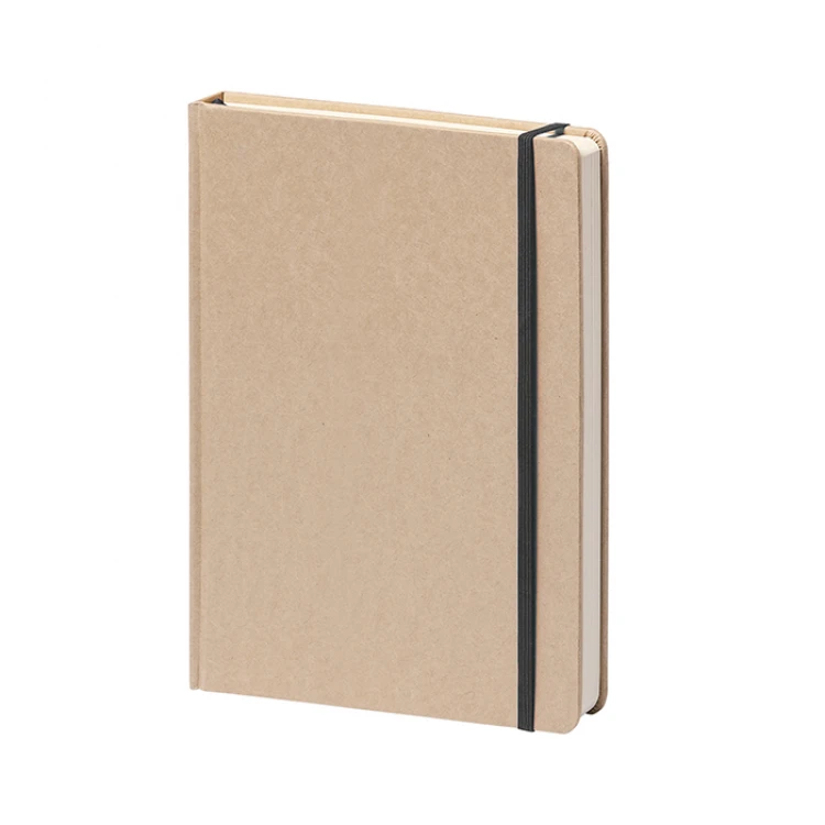 Taccuino Notes Kraft Big in carta kraft con elastico, segnapagine e 160 pagine a righe avorio