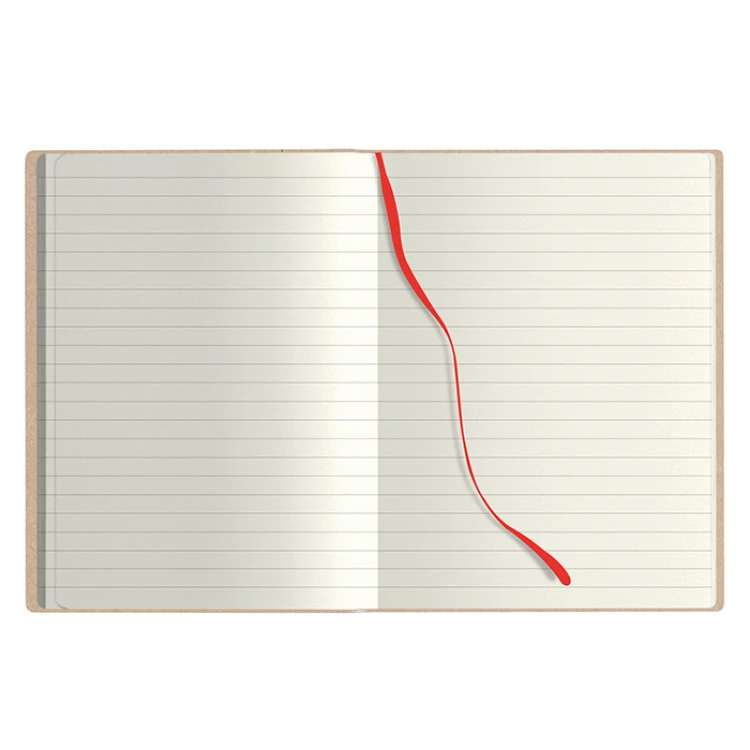 Taccuino Notes Kraft Big in carta kraft con elastico, segnapagine e 160 pagine a righe avorio