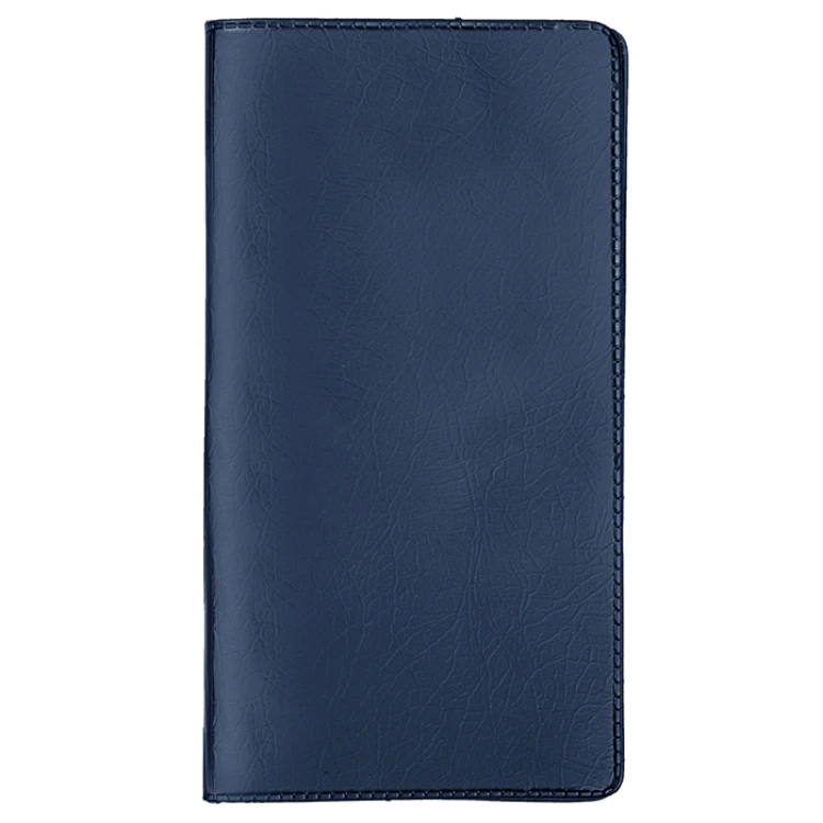 Taccuino tascabile Blitz chiuso, formato 7,5x14 cm, con copertina in PVC resistente
