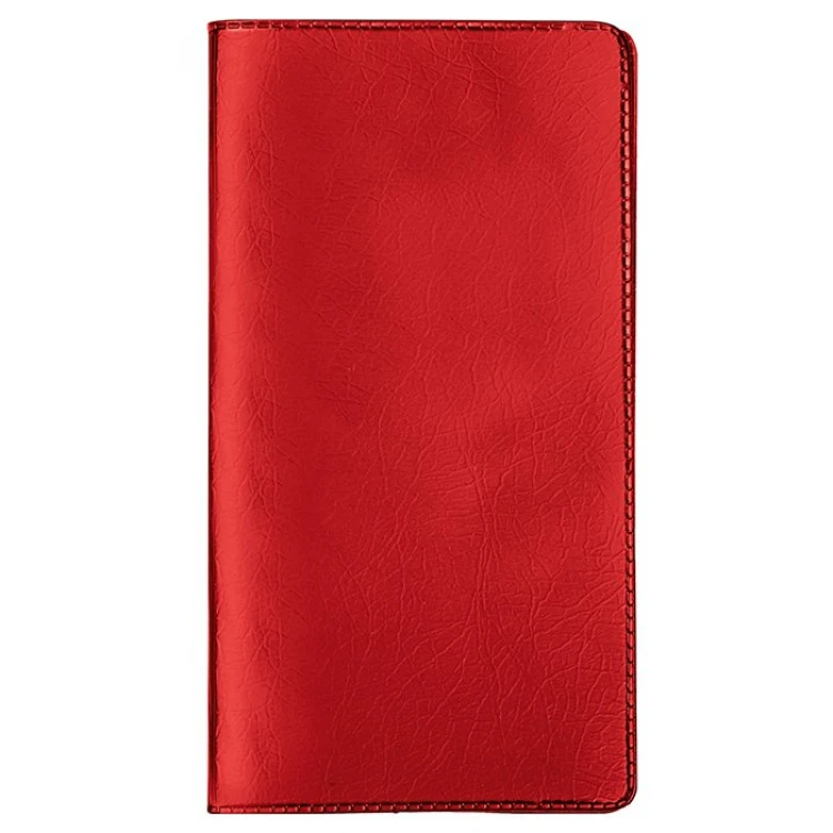 Taccuino tascabile Blitz chiuso, formato 7,5x14 cm, con copertina in PVC resistente