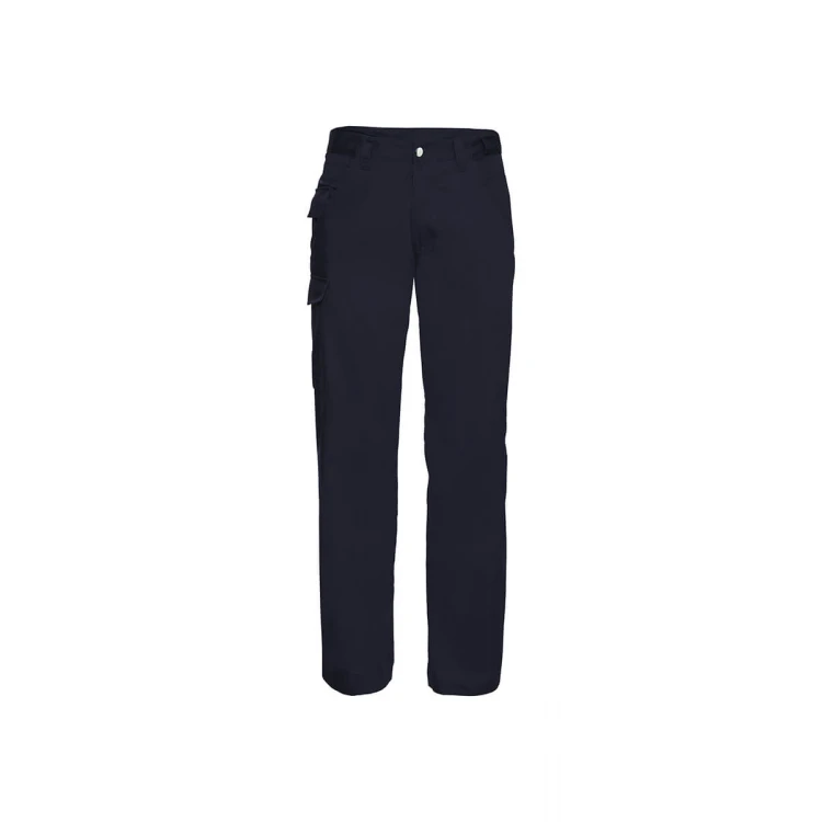 Pantalone da lavoro RUSSELL mod. Multitasche con tasche cargo e vita elasticizzata, personalizzabile con logo da ricamare o stampare