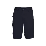 Bermuda da lavoro RUSSELL Multitasche in cotone poliestere twill, vista frontale, pronta per personalizzazione con logo