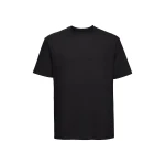 T-shirt classique RUSSELL en coton 100%, vue de face, prêt à personnaliser avec logo d'entreprise