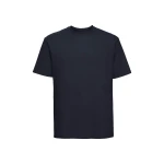 T-shirt classique RUSSELL en coton 100%, vue de face, prêt à personnaliser avec logo d'entreprise