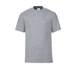 T-shirt classique RUSSELL en coton 100%, vue de face, prêt à personnaliser avec logo d'entreprise