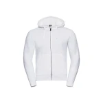 Sudadera con capucha y cremallera frontal RUSSELL Authentic en algodón poliéster, personalizable con logo