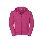 Sudadera con capucha y cremallera frontal RUSSELL Authentic en algodón poliéster, personalizable con logo