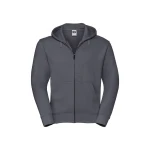 Sudadera con capucha y cremallera frontal RUSSELL Authentic en algodón poliéster, personalizable con logo