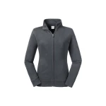 Sudadera mujer Russell Authentic zip en algodón con cremallera metálica, disponible personalizable