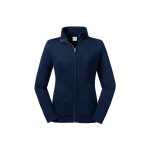 Sudadera mujer Russell Authentic zip en algodón con cremallera metálica, disponible personalizable