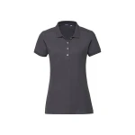 Polo mujer RUSSELL Stretch con cuello estrecho y botones de contraste para personalizar con logo