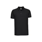 Polo RUSSELL Stretch con cuello y botones, vista frontal, disponible para personalizar con logotipo empresarial