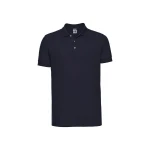 Polo RUSSELL Stretch con cuello y botones, vista frontal, disponible para personalizar con logotipo empresarial