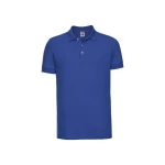 Polo RUSSELL Stretch con cuello y botones, vista frontal, disponible para personalizar con logotipo empresarial