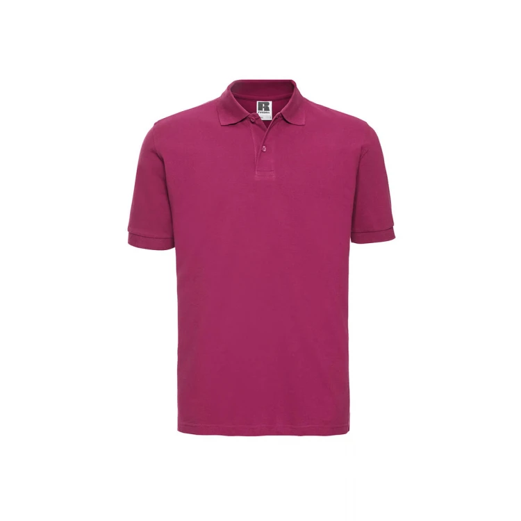 Polo clásica RUSSELL mod. Classic con cuello y botones, corte clásico para personalizar con logo corporativo