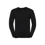 Pullover RUSSELL collo a V in misto cotone e acrilico, colore in assortimento, da personalizzare con logo