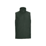 Chaleco forro polar RUSSELL con cuello alto, bolsillos laterales con zip y panel lateral para personalizar con logo