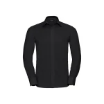 Camisa Oxford hombre RUSSELL cuello rígido en algodón-poliéster, disponible para personalizar con bordado o estampado