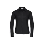 Camisa mujer RUSSELL Popeline LS de manga larga con cuello clásico, disponible para personalizar con logo de empresa
