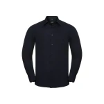 Camisa hombre RUSSELL Popeline LS con cuello rígido, disponible para personalizar con logo de empresa