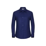 Camisa mujer RUSSELL Oxford LS manga larga para personalizar con logo
