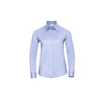 Camisa mujer RUSSELL Oxford LS manga larga para personalizar con logo