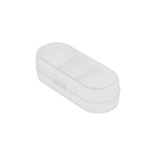 Porta pillole semi trasparente