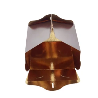 Scatola pasticceria interno oro