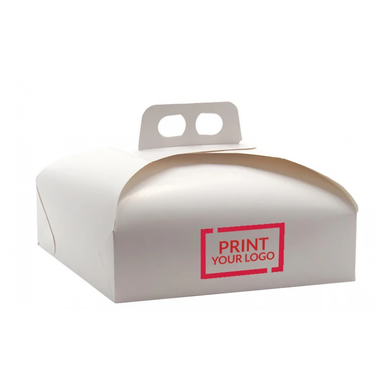 Scatola fondo bianco per torta