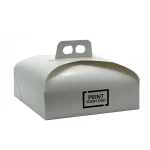 Scatola fondo bianco per torta