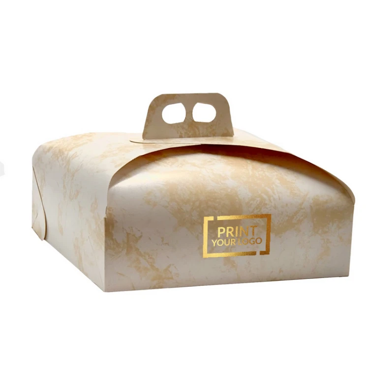 Scatola fondo bianco per torta