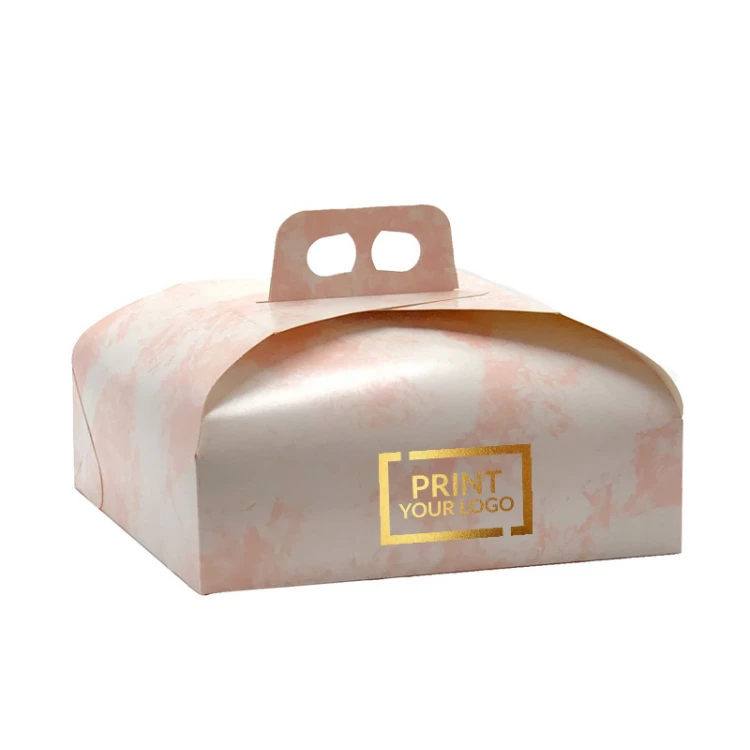 Scatola fondo bianco per torta