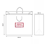 Borse in carta "Elegance Lucide" 35+12x27