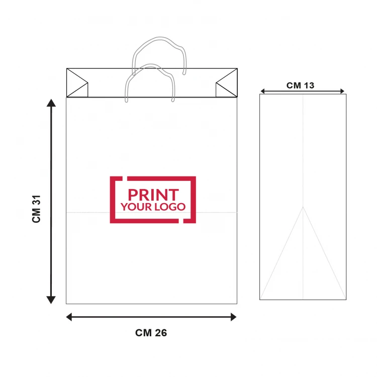 Borse in Carta "Smart Lux" 26+13x31