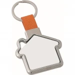 House-shaped revolving key ring