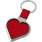 Heart-shaped revolving key ring