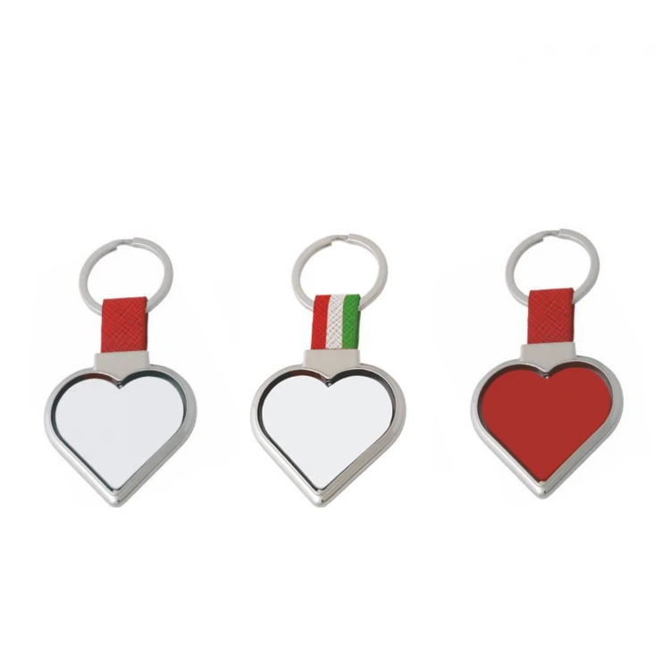 Heart-shaped revolving key ring